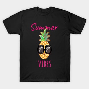 Summer Vibes Pineapple T-Shirt